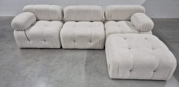Hoekbank - Teddy Stof - Beige - Universeel - Nieuw: 1499,- - Afbeelding 28